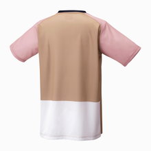 Yonex Sport T-shirt Practice Colourblock 16745 (100% Polyester) 2025 light brown/pink boys